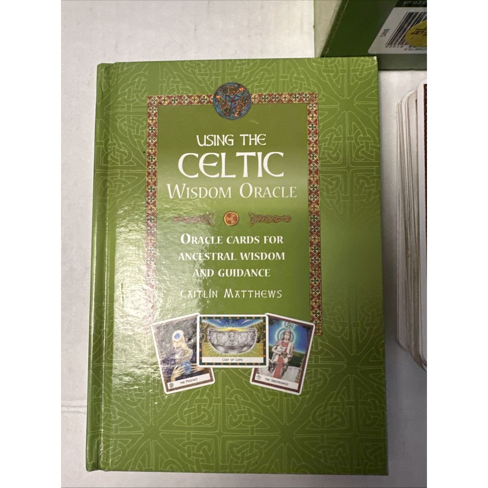 The Celtic Wisdom Oracle Cards Box Set Caitlin Matthews 40 Cards Used Good